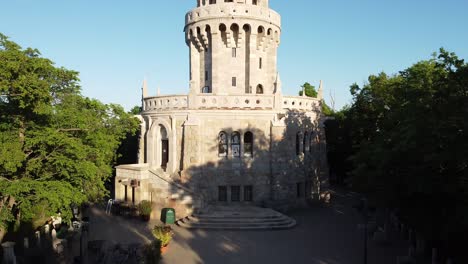 overseeing the great tower of elizabeth in budapest