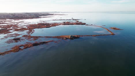 rapid landing on secluded sea cabin oyster basin coastline