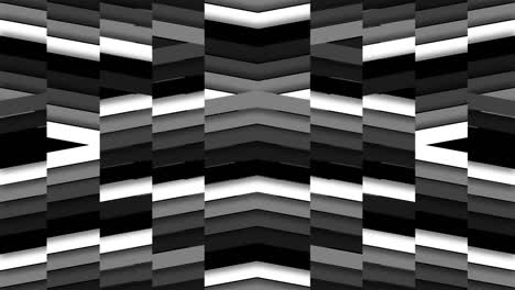 upbeat monochromatic chevron tile background loop