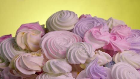 colorful meringues