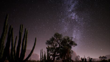 the milky way above the utah desert, usa