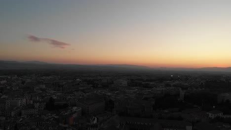 España-Granada-Puesta-De-Sol-Por-La-Tarde-Con-Un-Drone