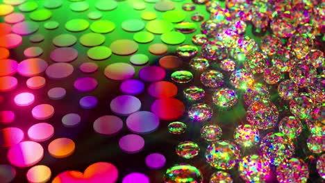 colorful bubbles explode. 3d render