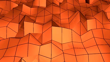 bucle de superficie geométrica poligonal abstracto. resolución de 4k. fondo digital