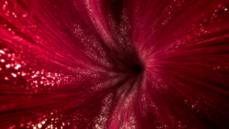 looped dark red abstract and hypnotizing wormhole background