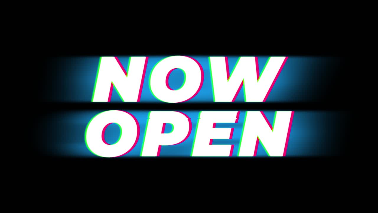 Now Open Sign Graphics