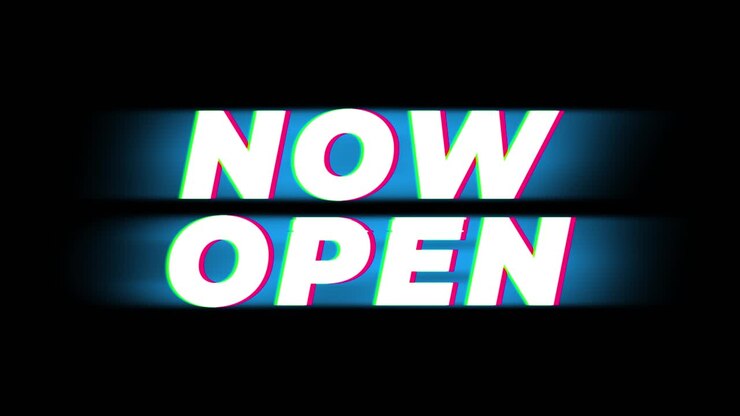 Now Open Sign Graphics