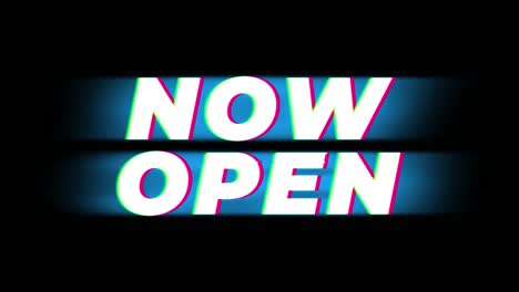 now open sign graphics