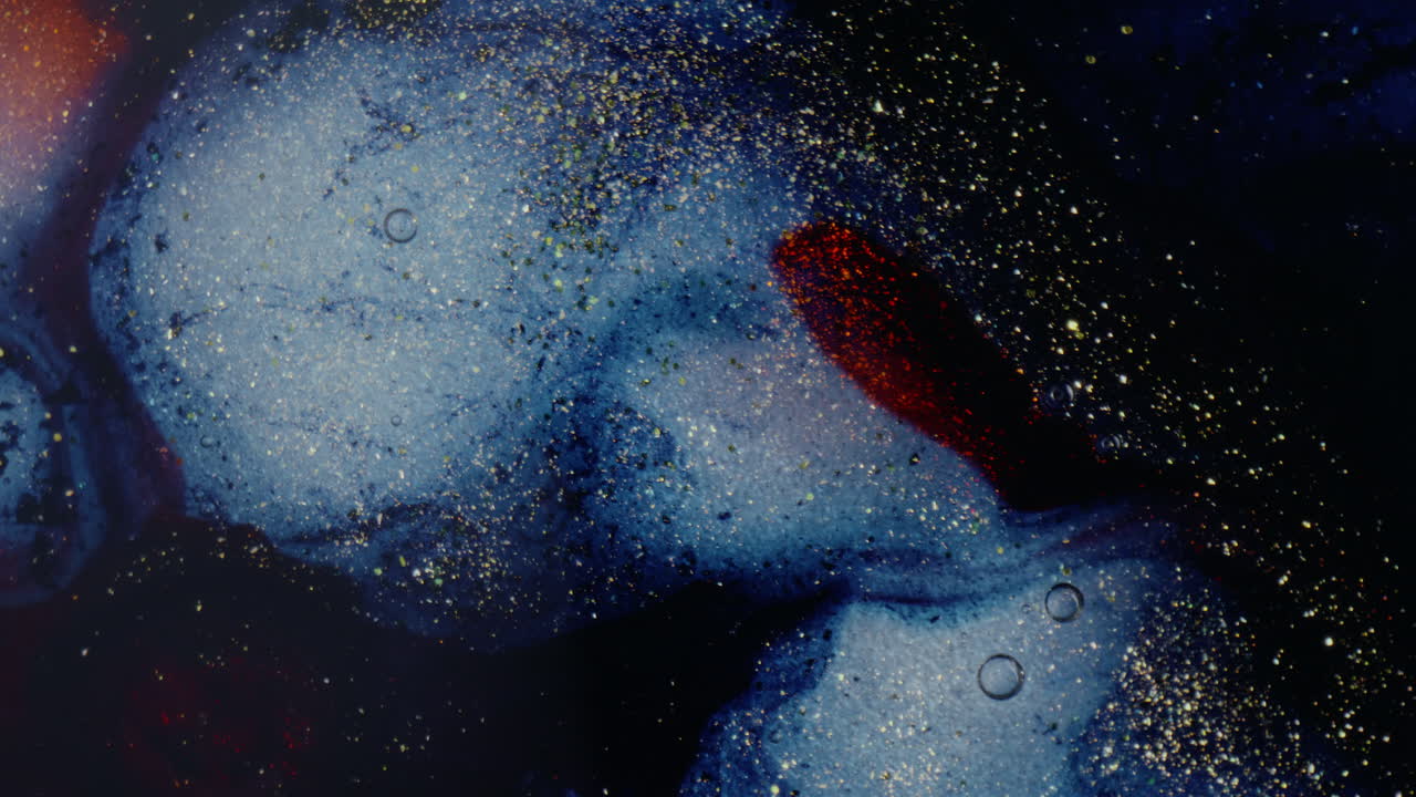 arte fluido abstracto con brillo