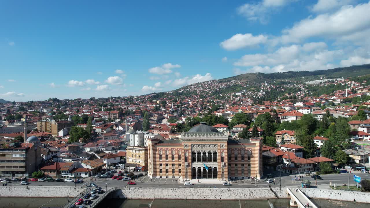 paisaje de la ciudad de sarajevo