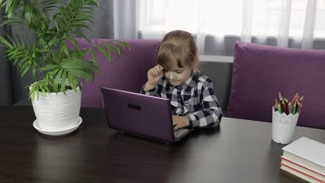 Girl-doing-online-homework-using-digital-laptop-computer.-Distance-education