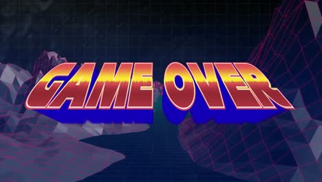 arcade gaming game over