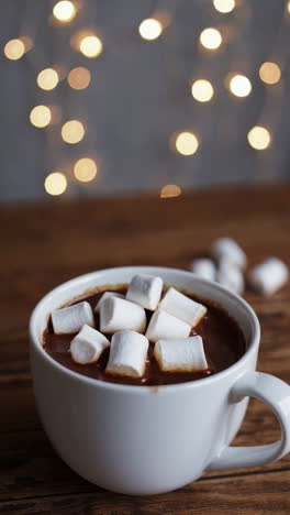 hot chocolate with marshmallows