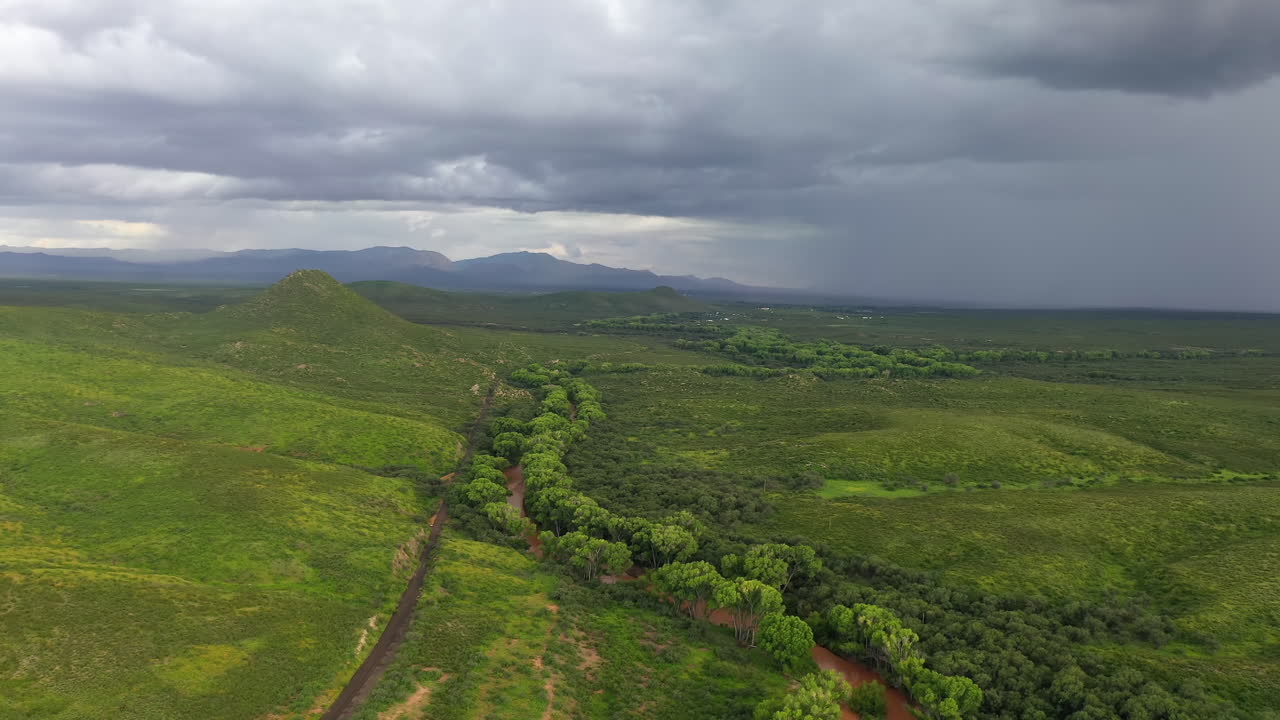 sierra vista arizona san pedro área ribereña de conservación nacional, drone