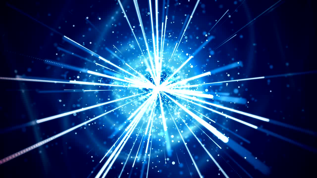 반이는 빛의 줄무 터널