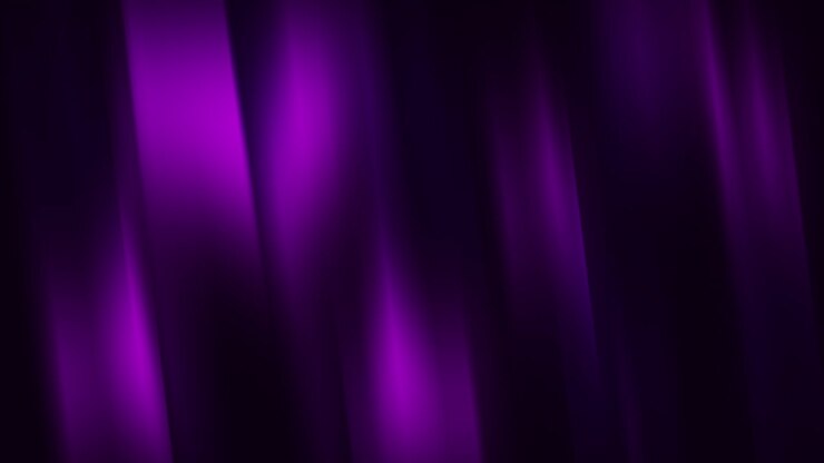 Purple glow with rays on a dark background. Abstract gradient fluid flow. Looped motion graphics.