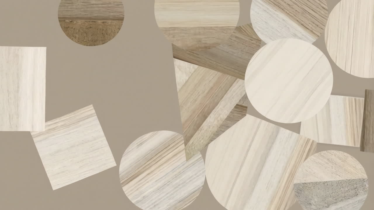 Abstract Geometric Wood Pattern Background