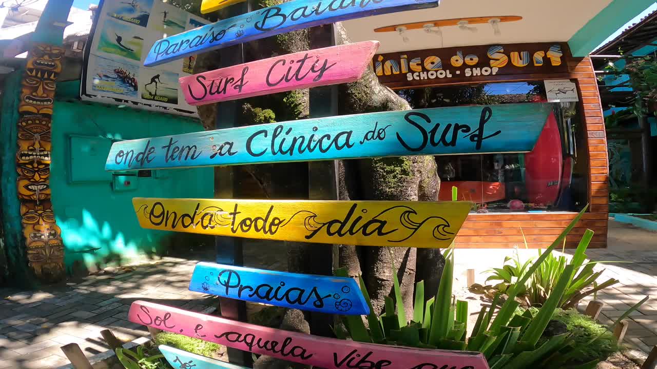 itacare, brazil by gopro 4k 하늘에서 마을을 걷는 브라질 대서양