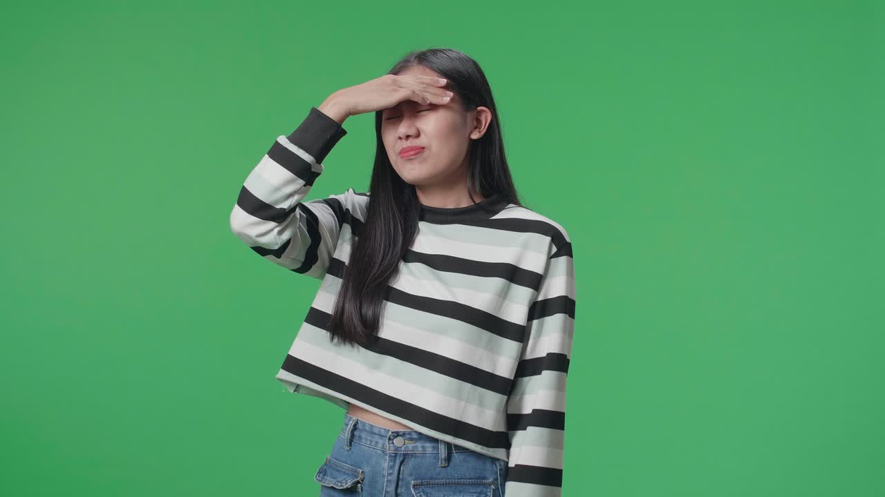 Woman Looking Stressed