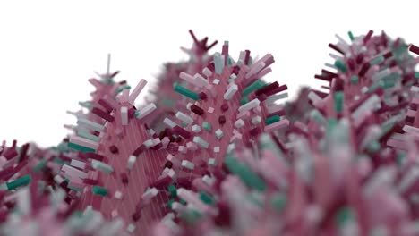 el concepto de cadena de bloques abstracto de 4k.