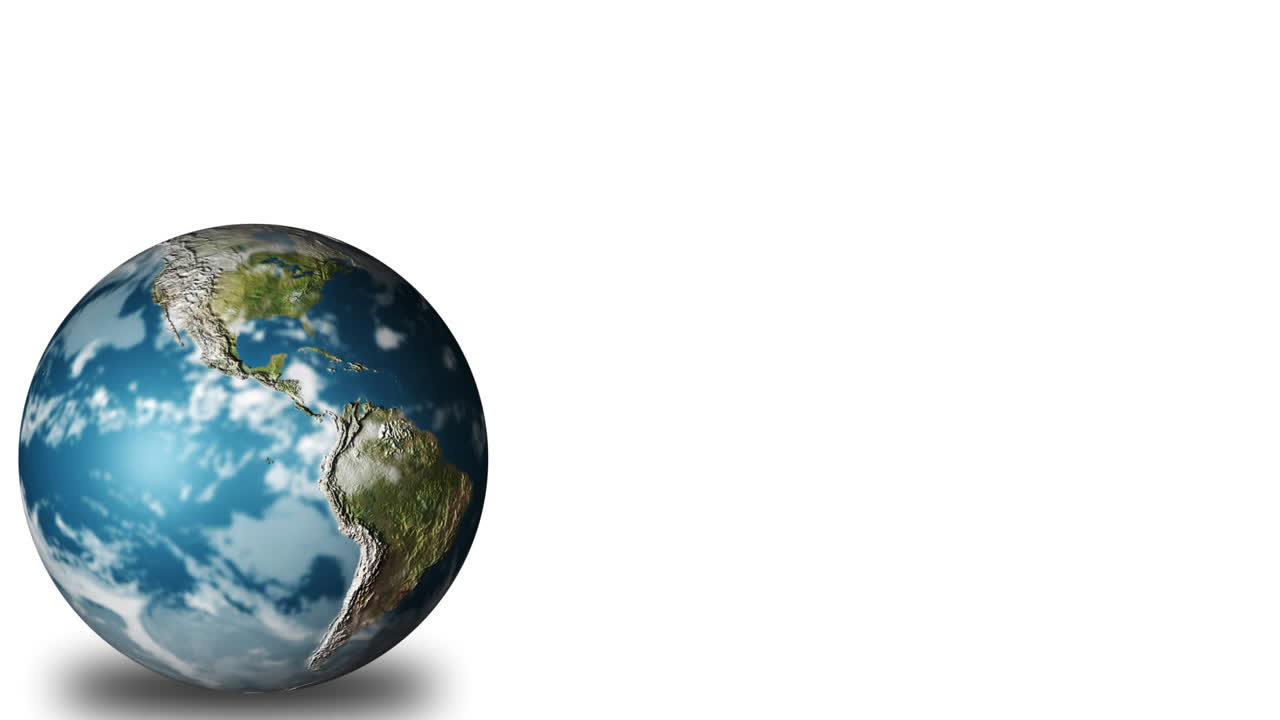 el globo 3d girando 2