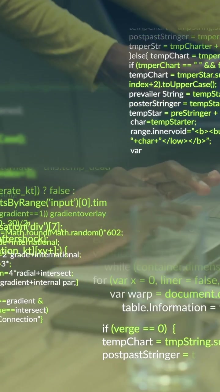 Animation of data processing over diverse business people