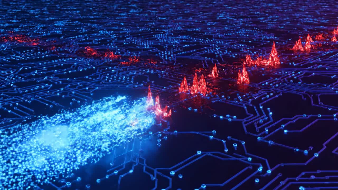 Cybersecurity Technology Circuit Board