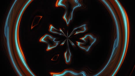 fondo de patrón abstracto psicodélico