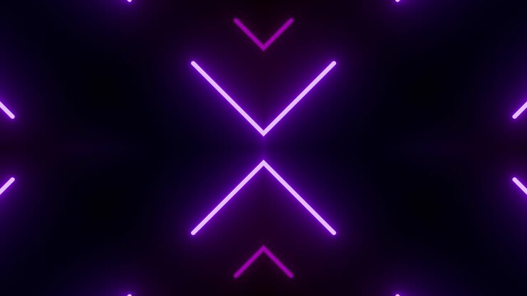 Neon Geometric Patterns