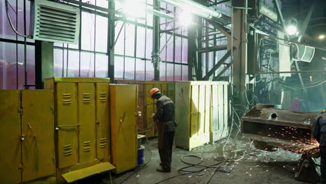 metalworking in a factory