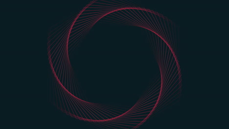 hexágonos geométricos rojos futuristas en la galaxia oscura