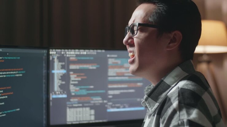 Programmer with back pain