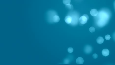 las partículas de bokeh hexágono en bucle
