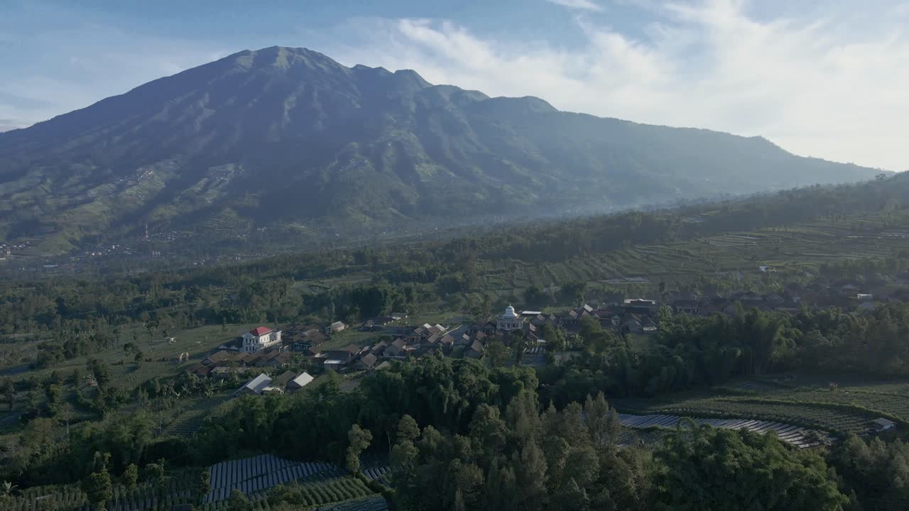 hermosos paisajes del campo de indonesia