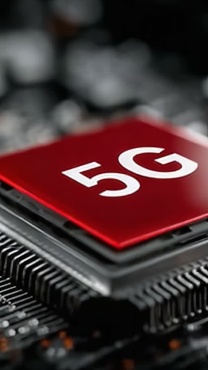 Exploring Next-Generation Technology: A Close-Up on a 5G Chipset That Powers Modern Connectivity and Communications in Today's Digital World
