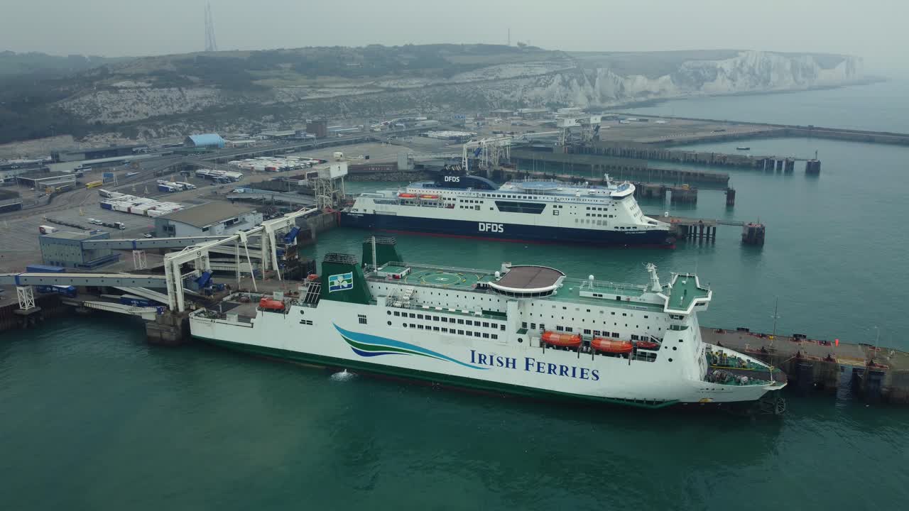 Ferries in Dover Harbor