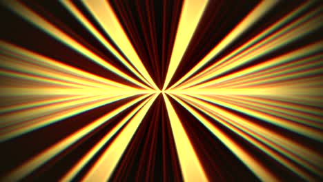 abstract yellow rays and lines in 80s style