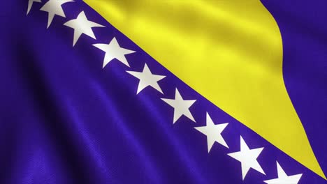 video de la bandera de bosnia en 4k