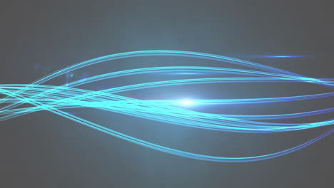 Animation-of-light-trails-on-black-background