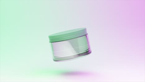 glass jar mockup