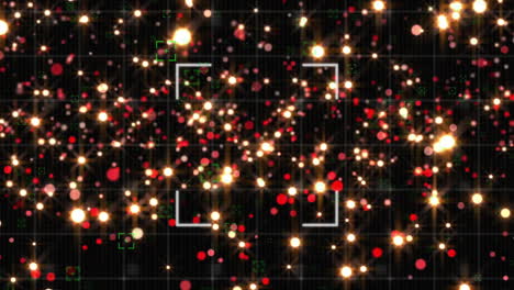 animación de la exploración del alcance sobre puntos de luz