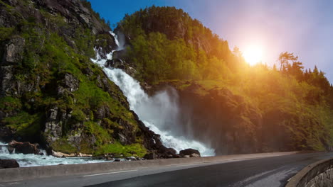 Latefossen-waterfall-Norway