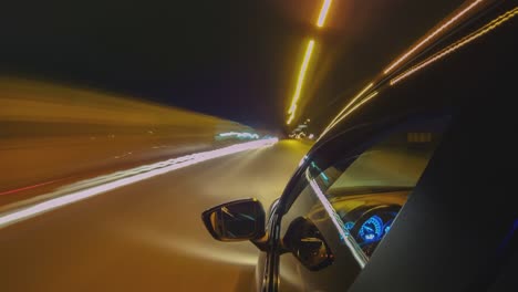 night drive on highway