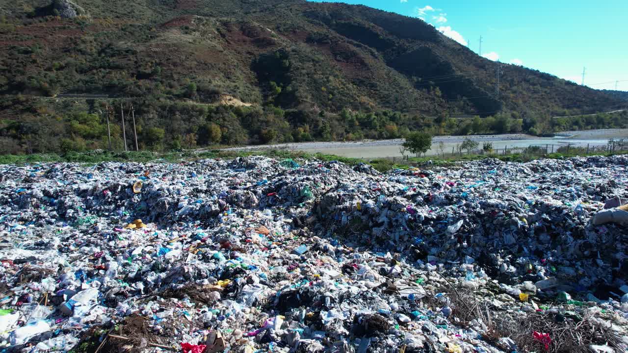 Ecological Disaster: Urban Waste Pollutes Vjosa Wild River Ecosystem, Threatening Fauna and Flora
