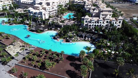 hotel in tenerife, costa adeje, barcelo santiago in canary islands, spain drop down view