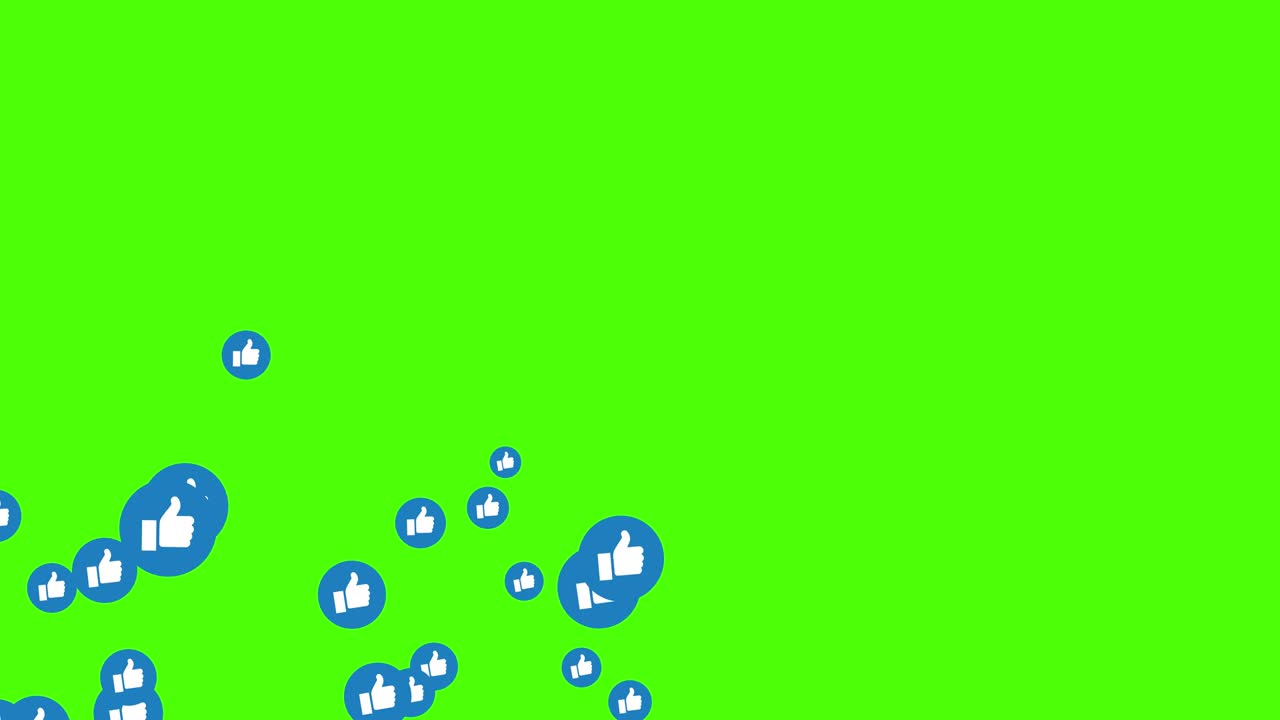 animation modern abstract like icons motion background