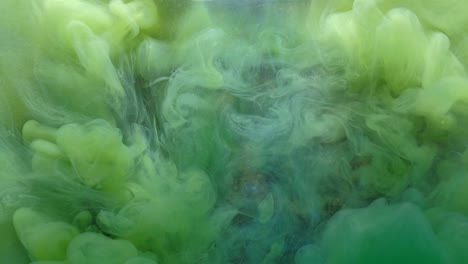 brillo de movimiento de vapor efecto de flujo de vapor verde salvia