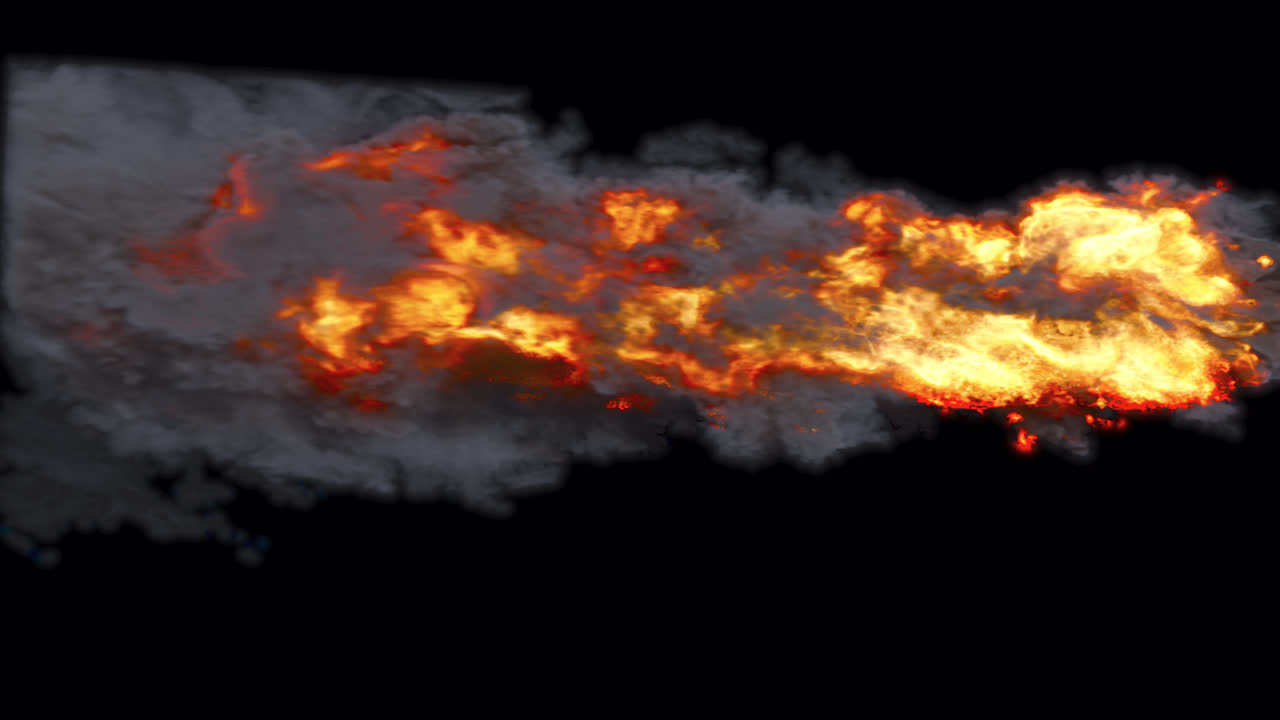 Fire and Smoke Eruption