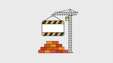 sitio web en construcción animación hd