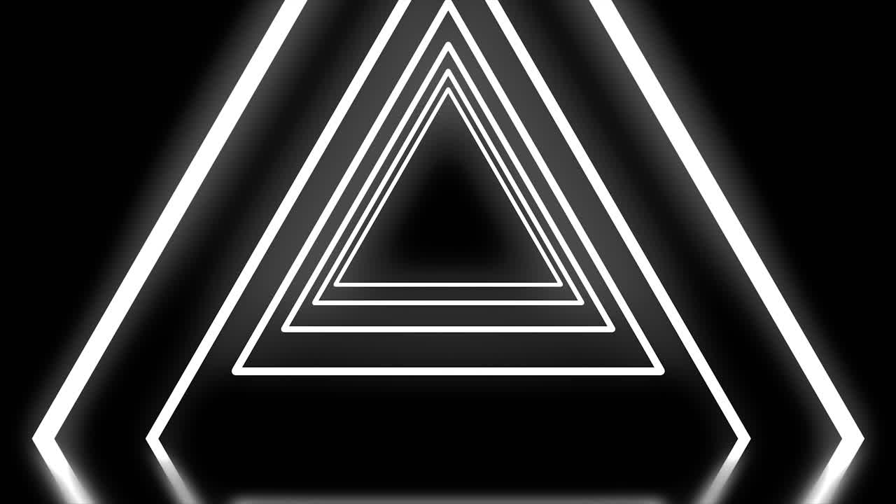 túnel triangular abstracto